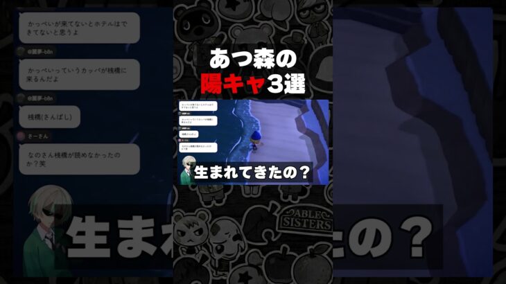 陽キャなあつ森キャラ3選！ #vtuber #あつ森