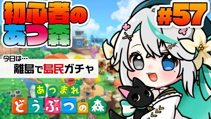 あつまれどうぶつの森 #57┊希望住民に会えるかな？ブンジロウ＆ラッキーを探して離島ガチャ！【猫百合イッサ／StellarRealm】