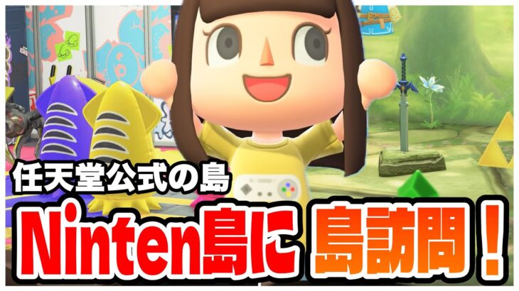 【あつ森6周年】アプデ後の任天堂公式島『Ninten島』に遊びにいくぞー！！！【あつまれどうぶつの森】