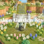 あつ森 | 沈んだ谷と女神像 | 花畑クリエイト | 妖精の自然島🧚 | Sunken Garden Statue Fairycore | Animal Crossing New Horizons