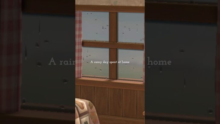 家の中で過ごす雨の日☔️あつ森Vlog🌳#animalcrossingnewhorizons #animalcrossing #あつ森 #あつまれどうぶつの森 #vlog #acnh