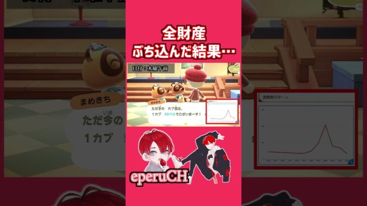 全財産ぶち込んだ結果…【あつ森】 #shorts #ゲーム実況者 #あつ森 #切り抜き動画