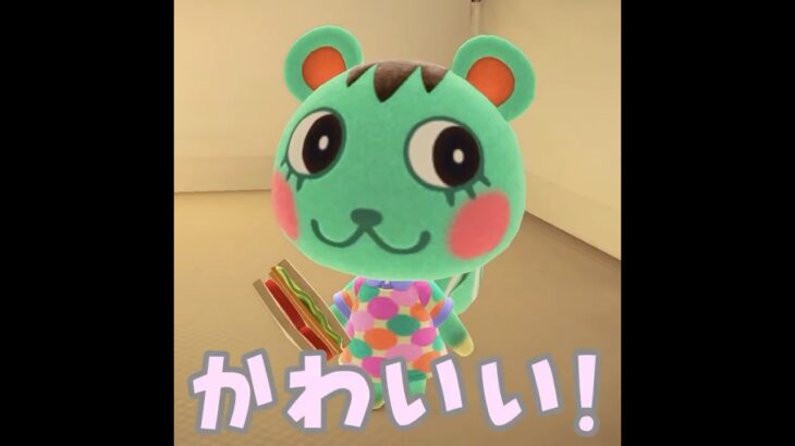 【あつ森】またまたキャンプの旅へ！現れたのはリスでした・・！ #shorts #あつ森 #あつまれどうぶつの森