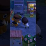 【あつ森】なんか嫌いな住民なので、網で叩いてみた笑　#shorts #あつ森