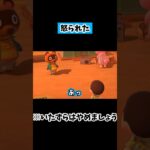 住民にちょっかいかけて怒られる実況者　#shorts #あつ森 #だいや