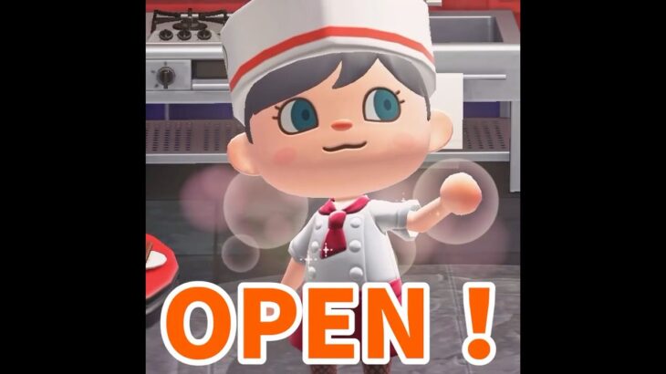 【あつ森】中華料理屋さん、オープン！！ #shorts #あつ森 #あつまれどうぶつの森