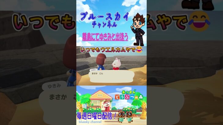 [あつ森]ゆきみと離島で出逢う サブ島編 #shorts