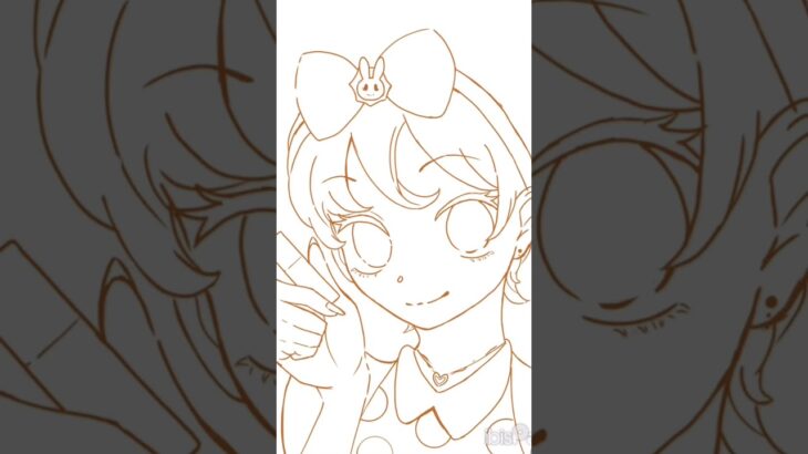 #あつ森 #イラスト#イラストメイキング#メイキング動画 #クリスチーヌ #デジタル #デジタルイラスト#shorts