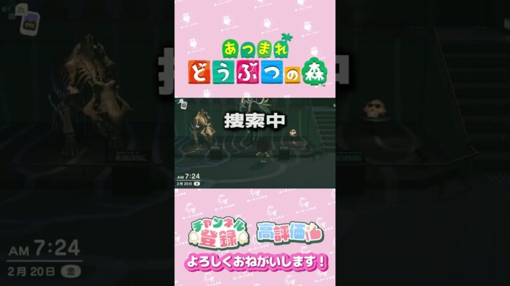 【あつ森】最後の化石？！　#shorts   #animalcrossing