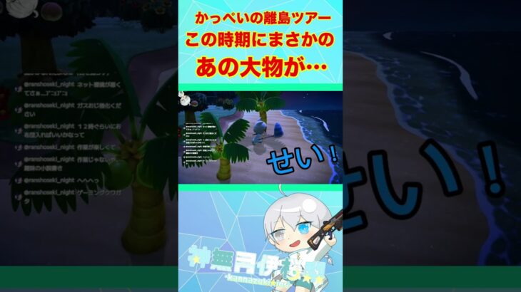 【#あつ森 】この時期にあの大物が捕まるとは…#shorts #vtuber #個人勢vtuber #あつまれどうぶつの森