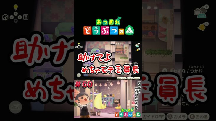 【あつまれ どうぶつの森】ゆめかわな部屋が行き詰っちゃったようめちゃモテ委員長！#ゲーム実況 #switch  #あつ森 #どうぶつの森 #あつまれどうぶつの森 #shorts  #switch2