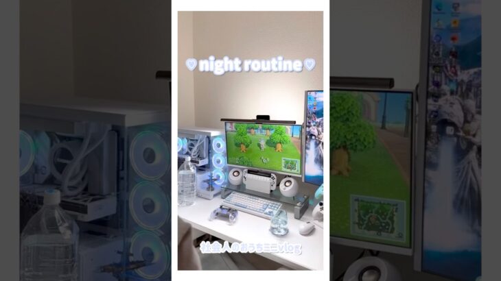 社会人のナイトルーティン🛌🌙あつ森で金策をがんばる日々🎮
