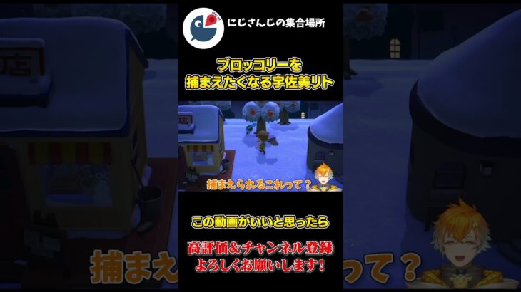 あつ森の ブロッコリーを 捕まえたくなる 発作が出る 宇佐美リト【にじさんじ】【切り抜き】