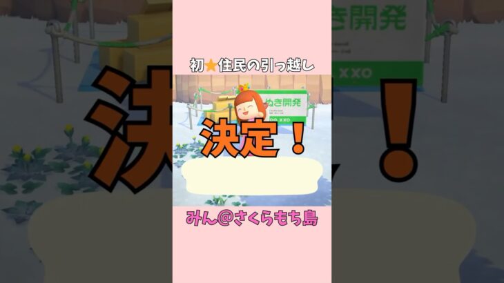 【あつ森】初めて住民の引越しを決意！イノッチの新しいお家探し🏠✨