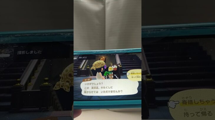 あつ森博物館の美術品の展示したところ