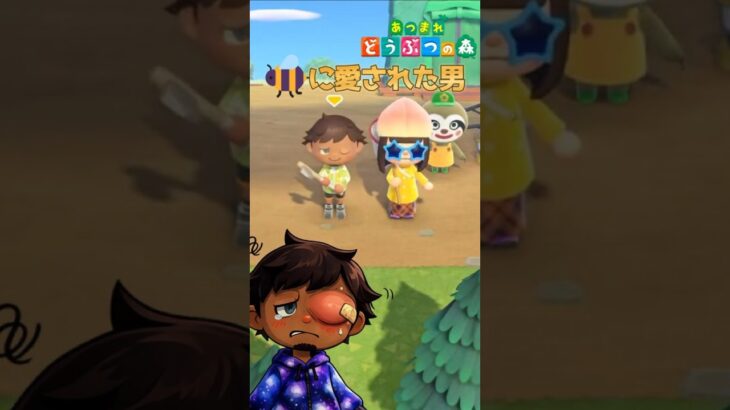 あつまれどうぶつの森🐝࿆に愛された男 #あつ森