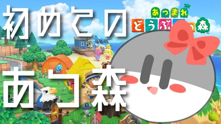 【あつ森】初めてあつ森やるぞ！！なにするんだこのゲームは！