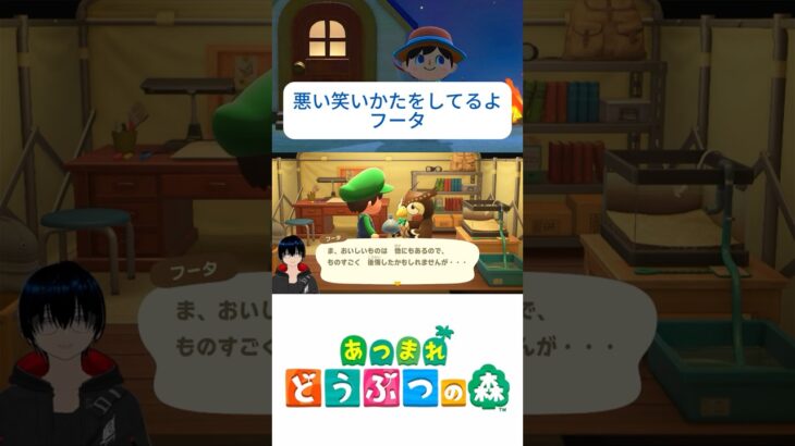 あつ森 フータくんの悪い顔