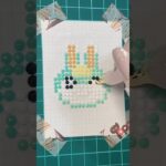 あつ森のミッチェル作ってみたよ！#あつ森 #ミッチェル #ハンドメイド #ダイヤモンドアート #シール帳