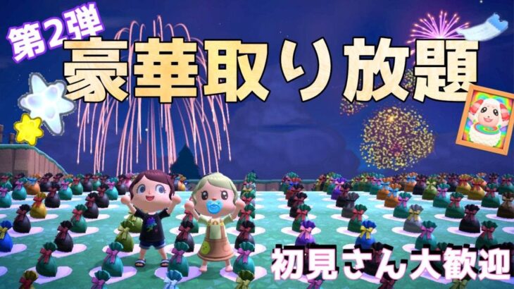 【あつ森実況】お楽しみ企画！豪華取り放題企画！参加型！【初見さん歓迎！】