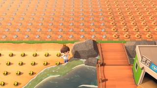 【参加型】島全てのマイル旅行券×ベル×金鉱石『１分間拾い放題』#あつ森