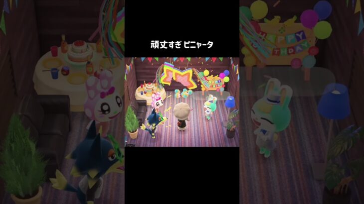 【あつ森】頑丈すぎピニャータと地べたケーキ🧁