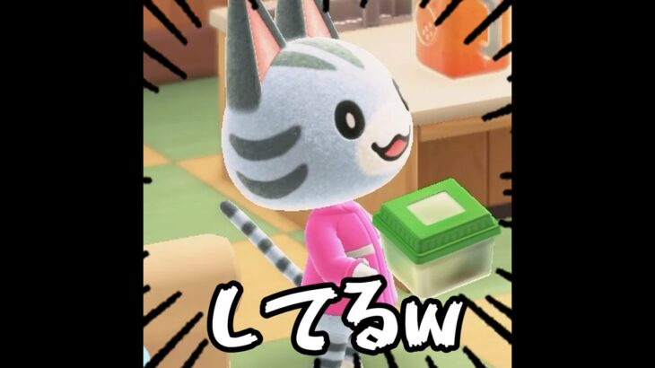 【あつ森】ラムネのリアクションが最高すぎるww #shorts #あつ森 #あつまれどうぶつの森