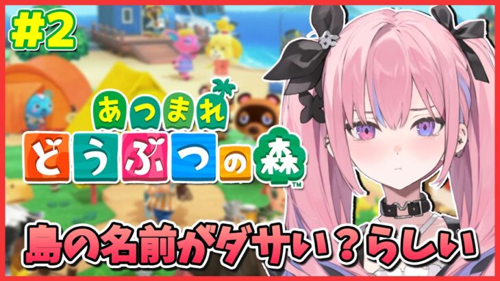 【あつまれどうぶつの森】かっこいい名前の島を開拓していくわよ！#2【夜羽咲クロネ】