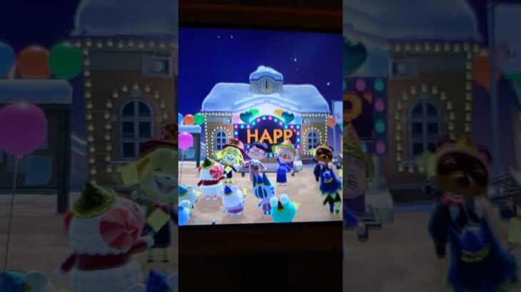 #あつ森 #あつまれどうぶつの森 かえでちゃんと一緒にカウントダウン2025年→2026年