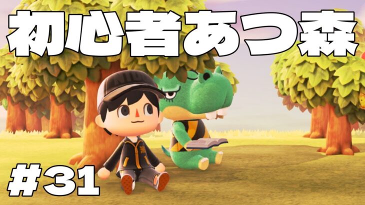 【初見あつ森】博物館の島クリを進める31日目🌿 初心者に色々教えてください！【あつまれどうぶつの森】