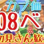 【あつ森】カブ価608ベル島など　ライブ参加型
