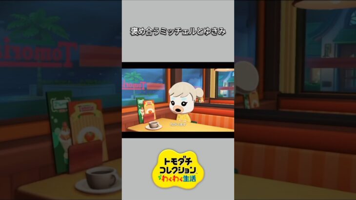 【トモコレ】褒め合うミッチェルとゆきみ。【あつ森】【トモダチコレクションわくわく生活】【ACNH】 #short