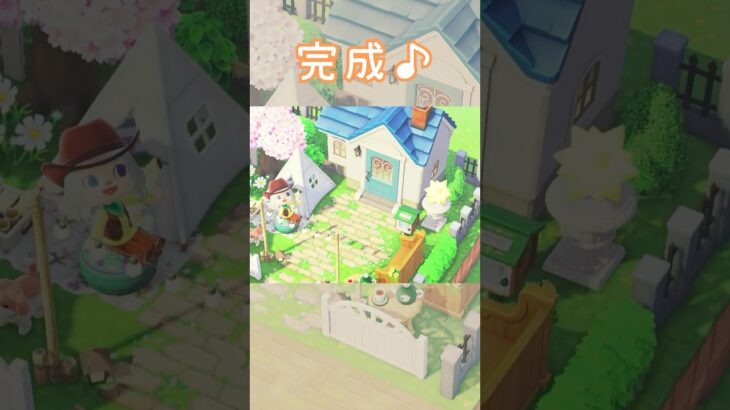 住宅街ラスト✨家具配置ASMR #あつ森 #島クリ #asmr