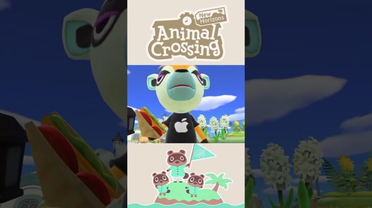 Apple tourist #animalcrossing #animalcrossingnewhorizons #acnh