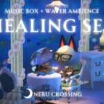 【あつ森BGM】「ブルーおにぎり」と癒しの海 ｜オルゴール＋水の環境音[流水音・波]｜2時間｜作業用BGM｜Stale Cupcakes【ACNH】