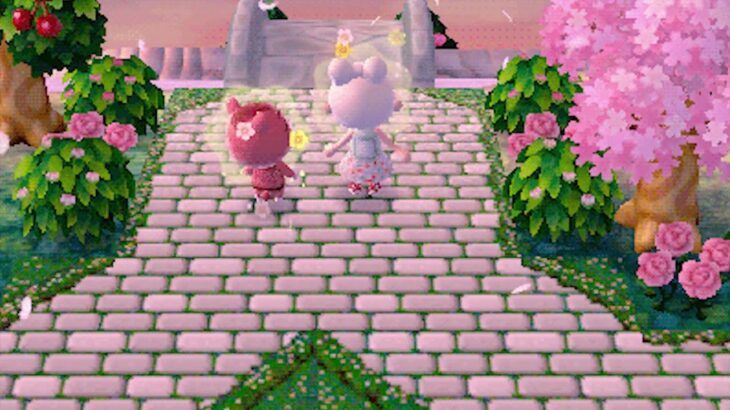 【あつ森BGM】🌸桜満開🌸和風島スタート！（声あり）｜飛行場〜案内所が完成｜温泉街｜sakura town｜ Japanese ｜speed build 【ACNH】【島クリエイト】