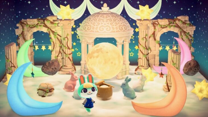 【あつ森】【ハピパラ】ミッチェルの月面へGoな別荘！？　【あつまれどうぶつの森】