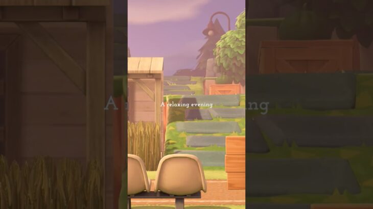 夕方のまったり時間🌇あつ森Vlog🌳 #animalcrossingnewhorizons #animalcrossing #あつ森 #あつまれどうぶつの森 #vlog #acnh