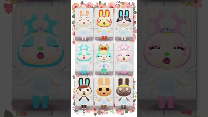 【オンリーミー】ミッチェルの奪い合いをするウサギガールズ！？ #あつ森 #けけアイドル #animalcrossing #あつまれどうぶつの森