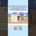 マイルの貯め方！お正月周回🍊#あつ森  #マイル #初心者 #animalcrossing #acnh
