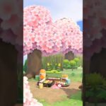 今年はお花見しましたか？🌸 #あつ森 #あつまれどうぶつの森 #animalcrossing #acnh #田舎島