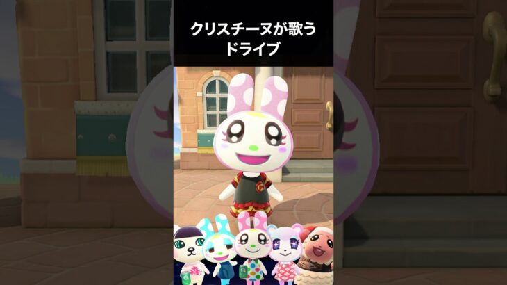 【あつ森】クリスチーヌの歌、可愛すぎて無理…「ドライブ」 #shorts