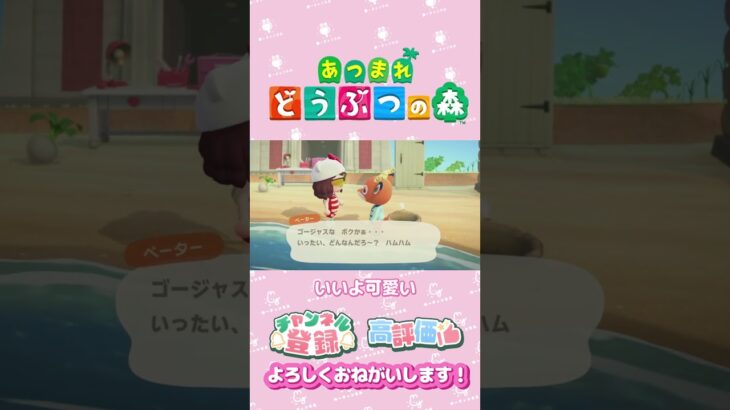 【あつ森】ペーターちゃん　#shorts   #animalcrossing