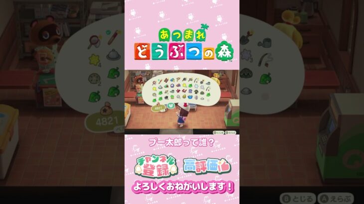 【あつ森】ㇷ゚ー太郎？！　#shorts   #animalcrossing