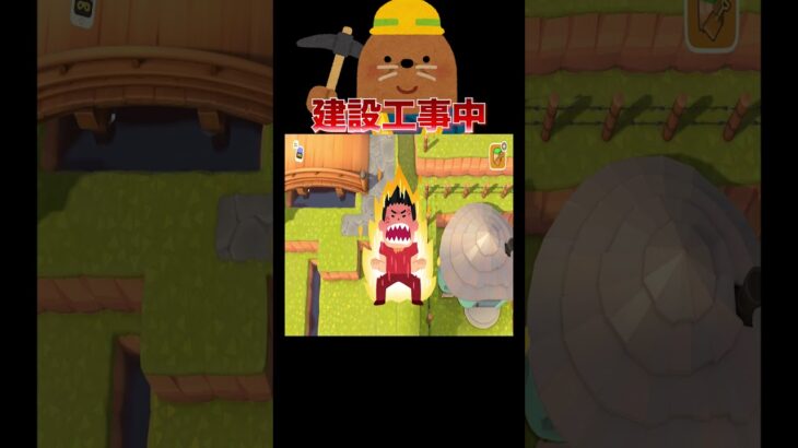 池の上でデスレースとか無理ゲー😂🌊🕳️#あつ森 #落とし穴レース