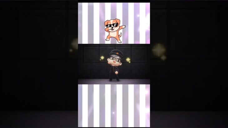 あつ森で黒と白を使ったコーデ🖤🤍️#あつ森