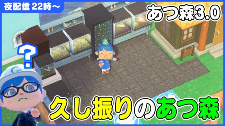 【あつまれ どうぶつの森】久しぶりのあつ森です 何をしようかな？【実況プレイ】