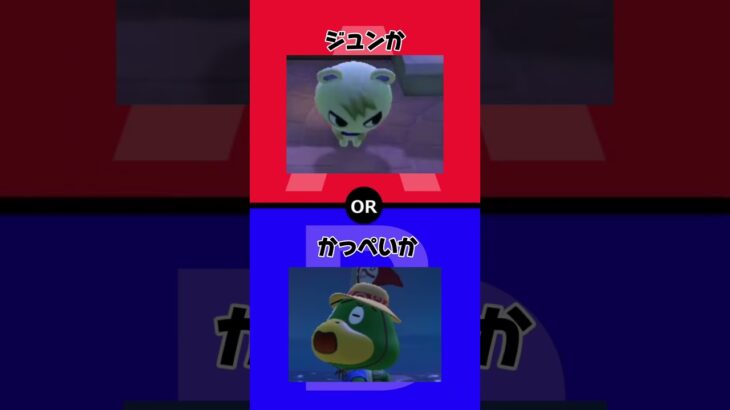 僕はかっぺい派！#あつ森 #あつもり#あつまれどうぶつの森