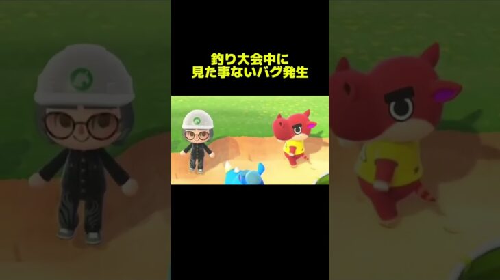 釣り大会でバグ発生 #あつ森 #あつまれどうぶつの森