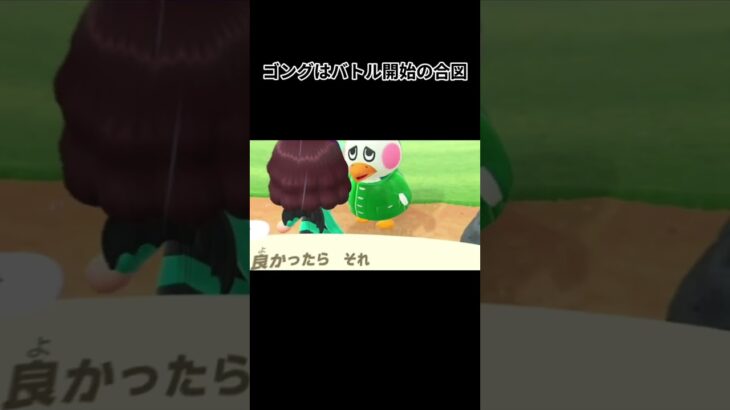 あつ森 》》ゴングはバトル開始の合図